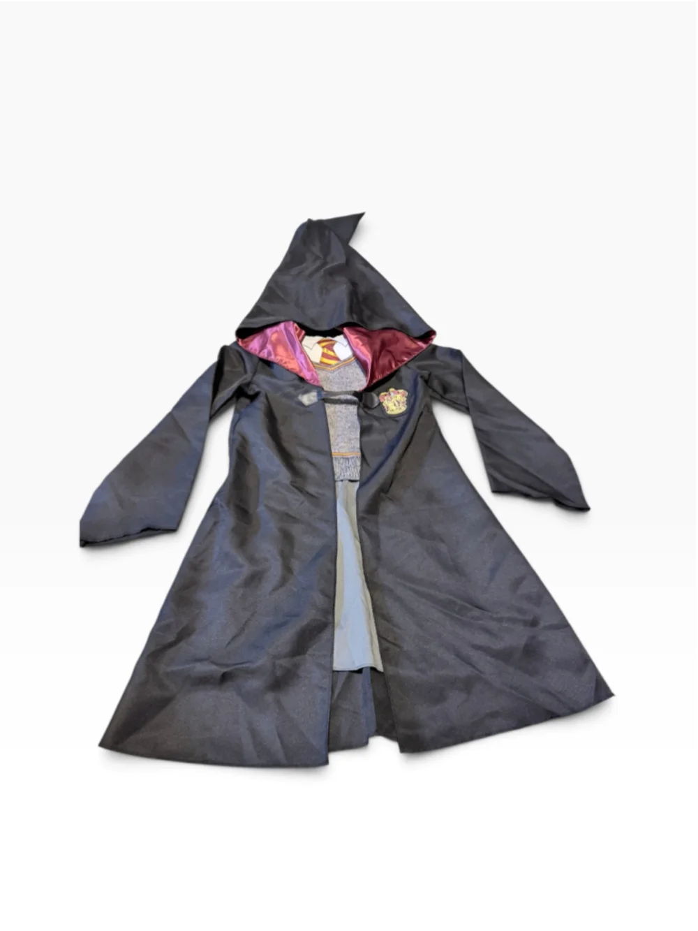 Girl’s Disguise Harry Potter Gryffindor Costume Robe One Size 7-8 Black/Burgundy